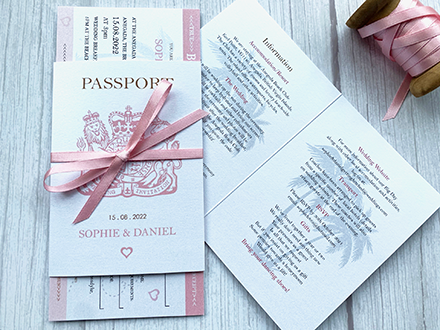 Satin Bow Standard Passports